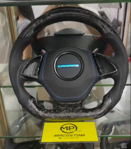 Mpcustom for Chevrolet Camaro 2016-2021 forged carbon fiber steering wheel