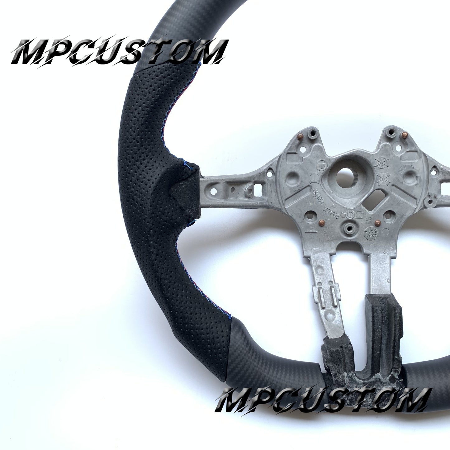 Mpcustom for BMW M2 F87/M3 F80/M4 F82/F83/M5F10/F90 carbon fiber steering wheel matte