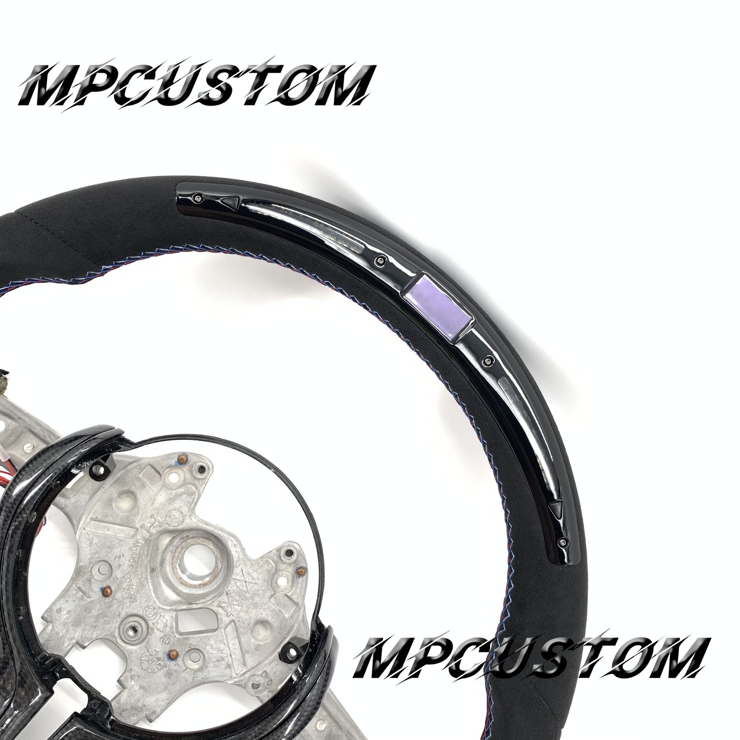 Mpcustom for BMW M2 F87/M3 F80/M4 F82/F83/M5F10/F90 carbon fiber steering wheel Alcantara