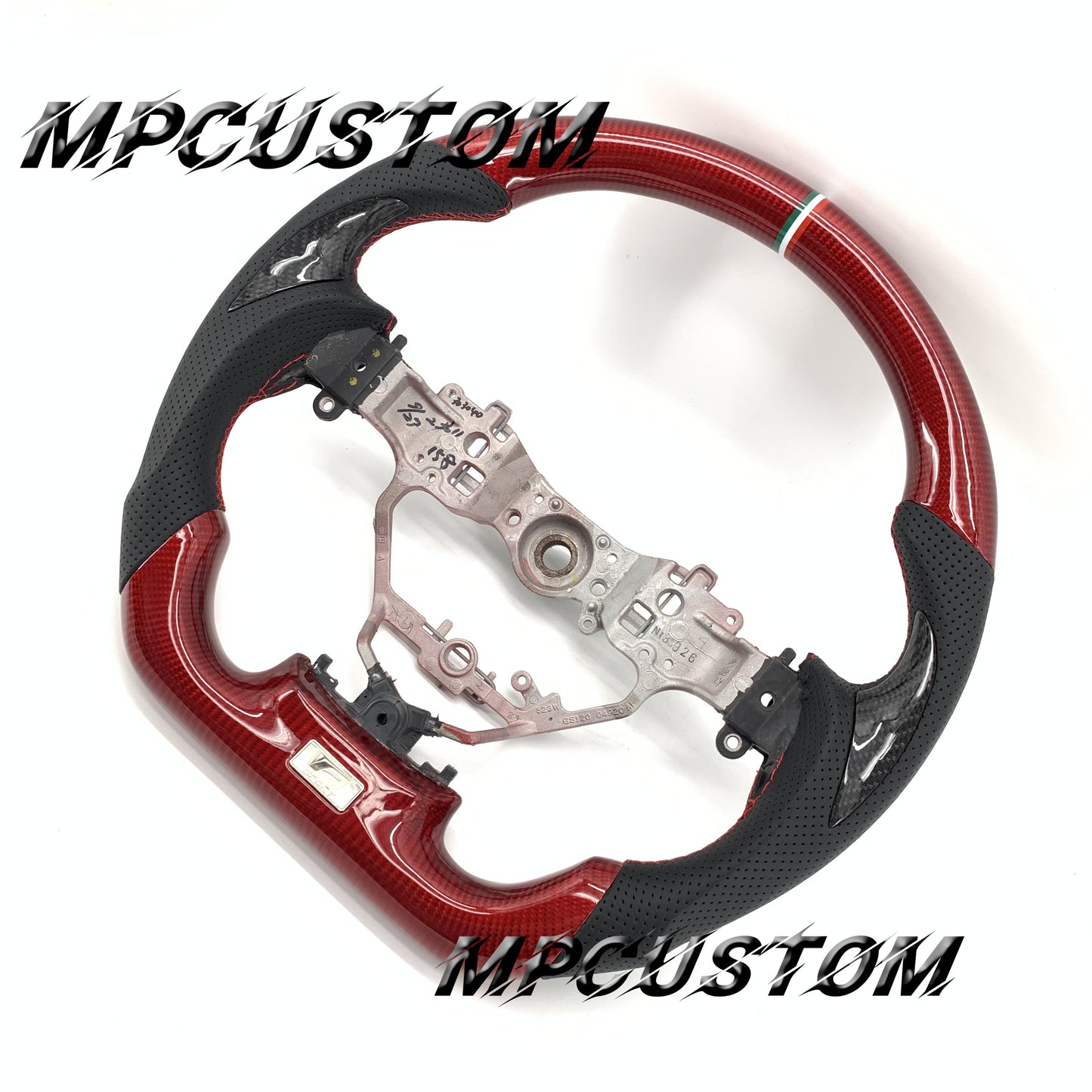 Mpcustom for Lexus GS350 2016-2018 carbon fiber steering wheel flat bottom