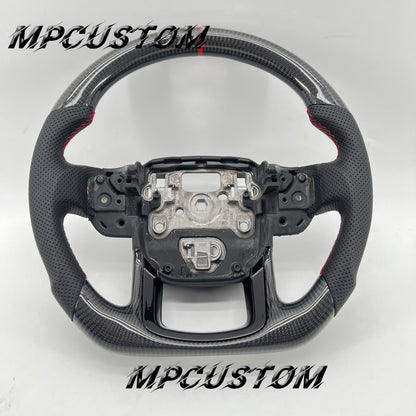 Mpcustom for Land Rover Range Rover carbon fiber steering wheel gloss and flat bottom