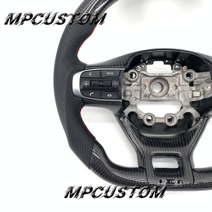 Mpcustom for KIA K5 2021+ carbon fiber steering wheel round top