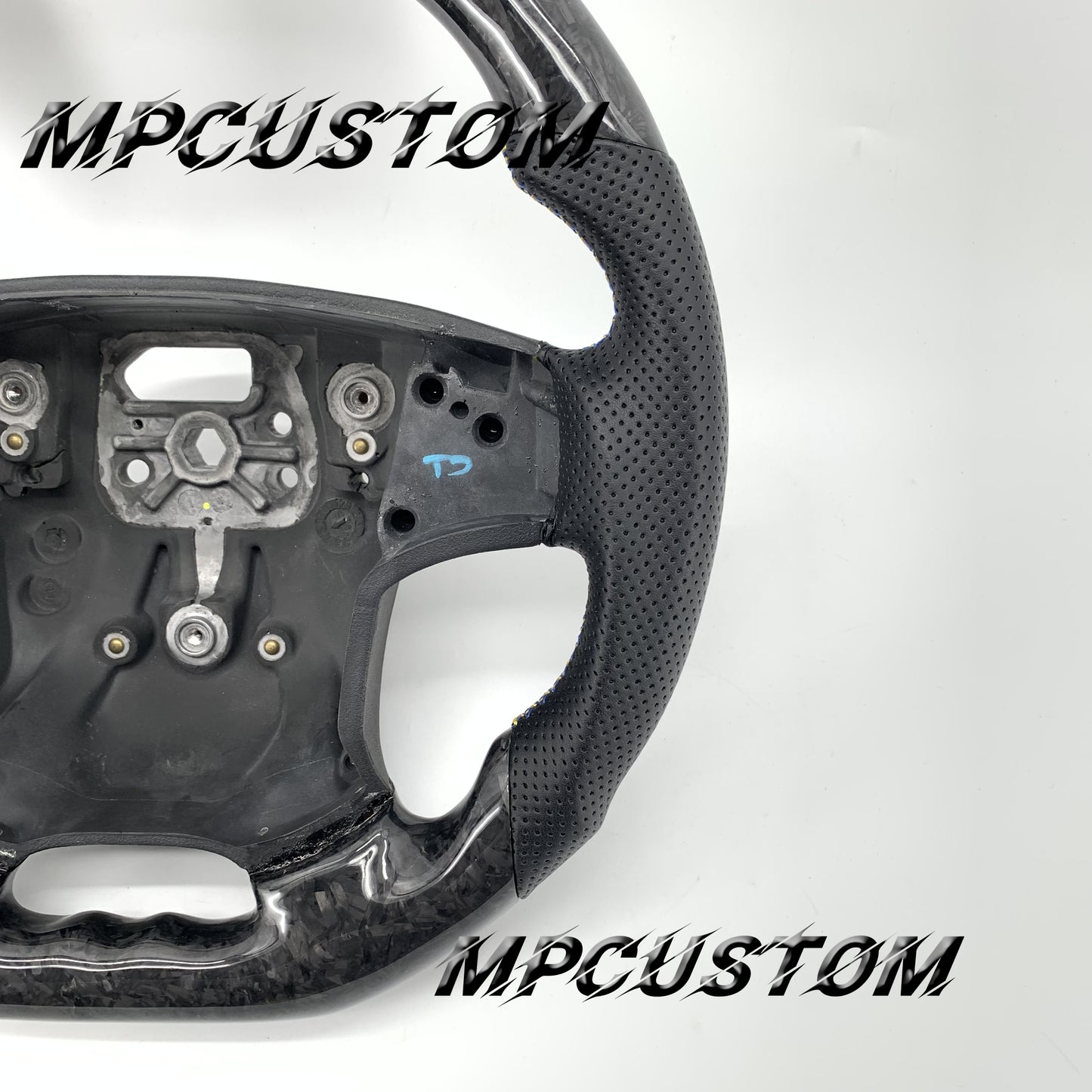 Mpcustom for Volvo S80 2007-2008 carbon fiber steering wheel round top