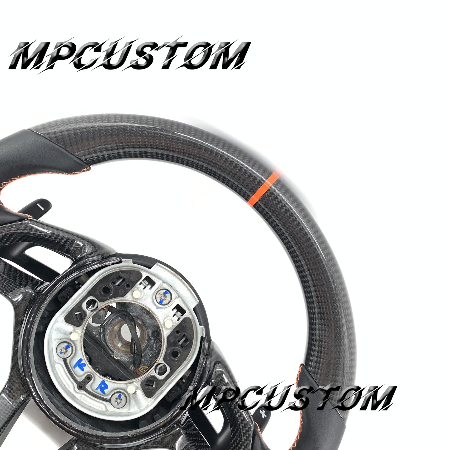 Mpcustom for McLaren 650S 2015-2017 carbon fiber steering wheel round top