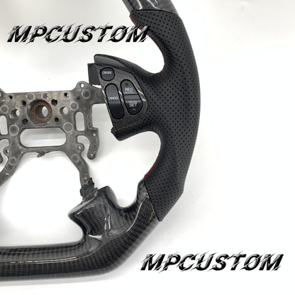 Mpcustom for Acura TL 2004-2006 carbon fiber steering wheel flat bottom