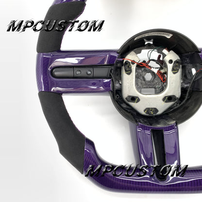 Mpcustom for Ford Mustang 2005-2008 carbon fiber steering wheel led