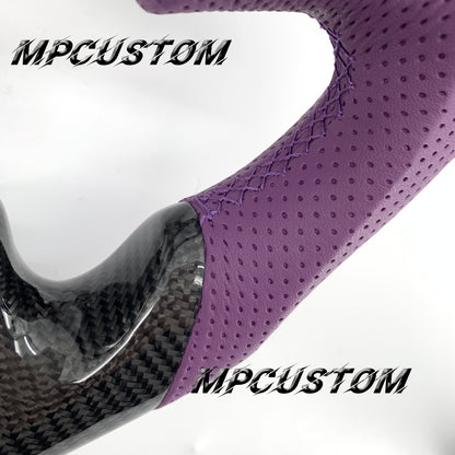 Mpcustom for Acura TL 2004-2006 carbon fiber steering wheel purple stripe line