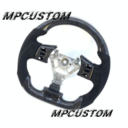 Mpcustom for Nissan 350z 2002-2009 carbon fiber steering wheel flat bottom