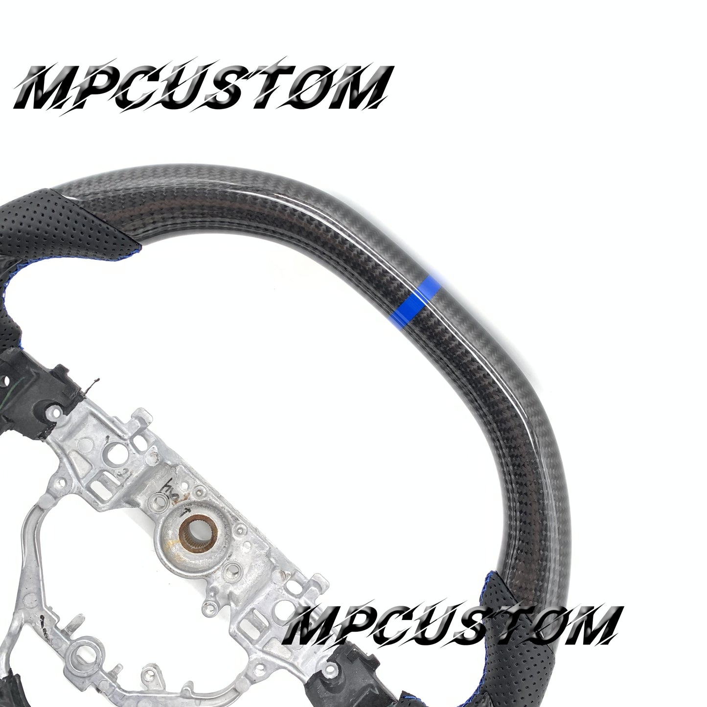 Mpcustom for Toyota Sienta 2017 carbon fiber steering wheel flat top