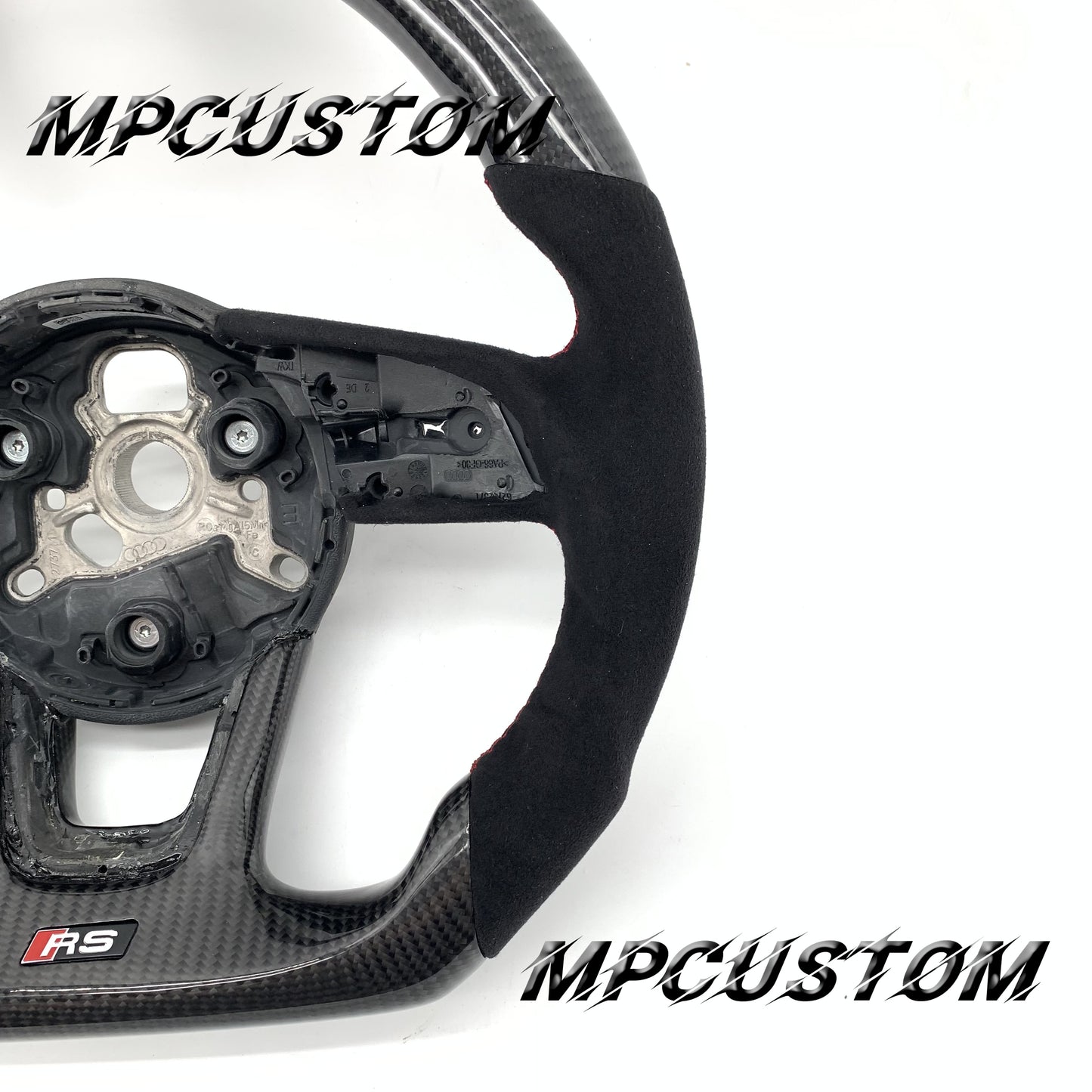 Mpcustom for Audi B9 S3 2017-2020 carbon fiber steering wheel Alcantara