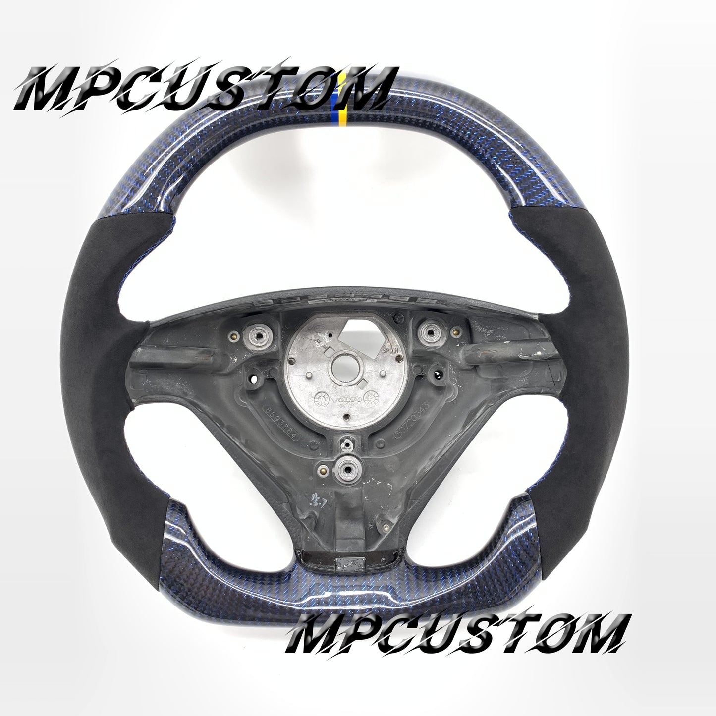 Mpcustom for Volvo S60 2005-2009 carbon fiber steering wheel flat bottom