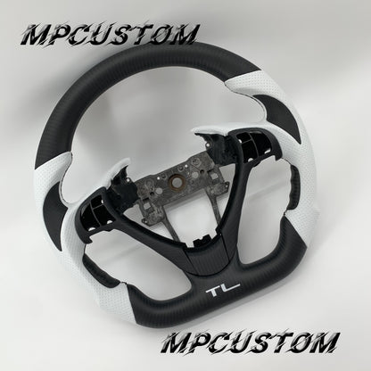 Mpcustom Acura ILX A-Spec 2013-2022 carbon fiber steering wheel flat bottom