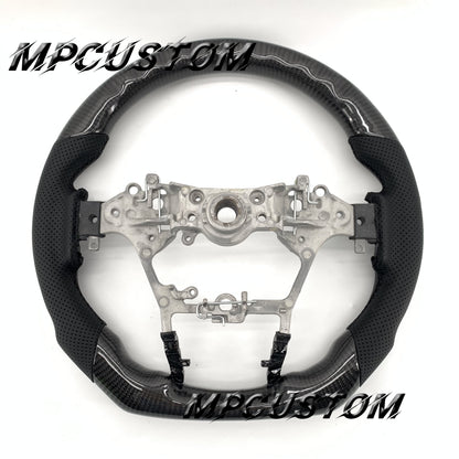 Mpcustom for Toyota Hilux 2015+ carbon fiber steering wheel round top
