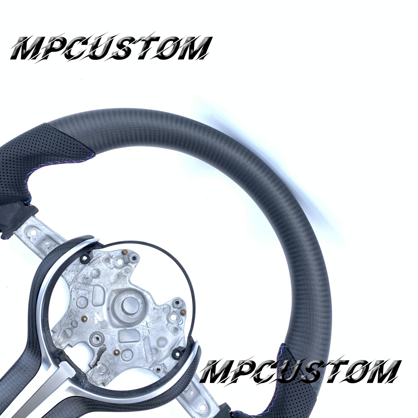 Mpcustom for BMW 1 series F20/F21/F40 carbon fiber steering wheel perforated leather