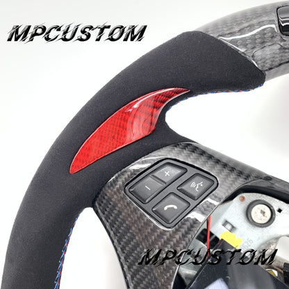 Mpcustom for BMW e90 carbon fiber steering wheel round top