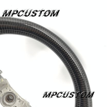 Mpcustom for Toyota Hilux 2015+ carbon fiber steering wheel round top