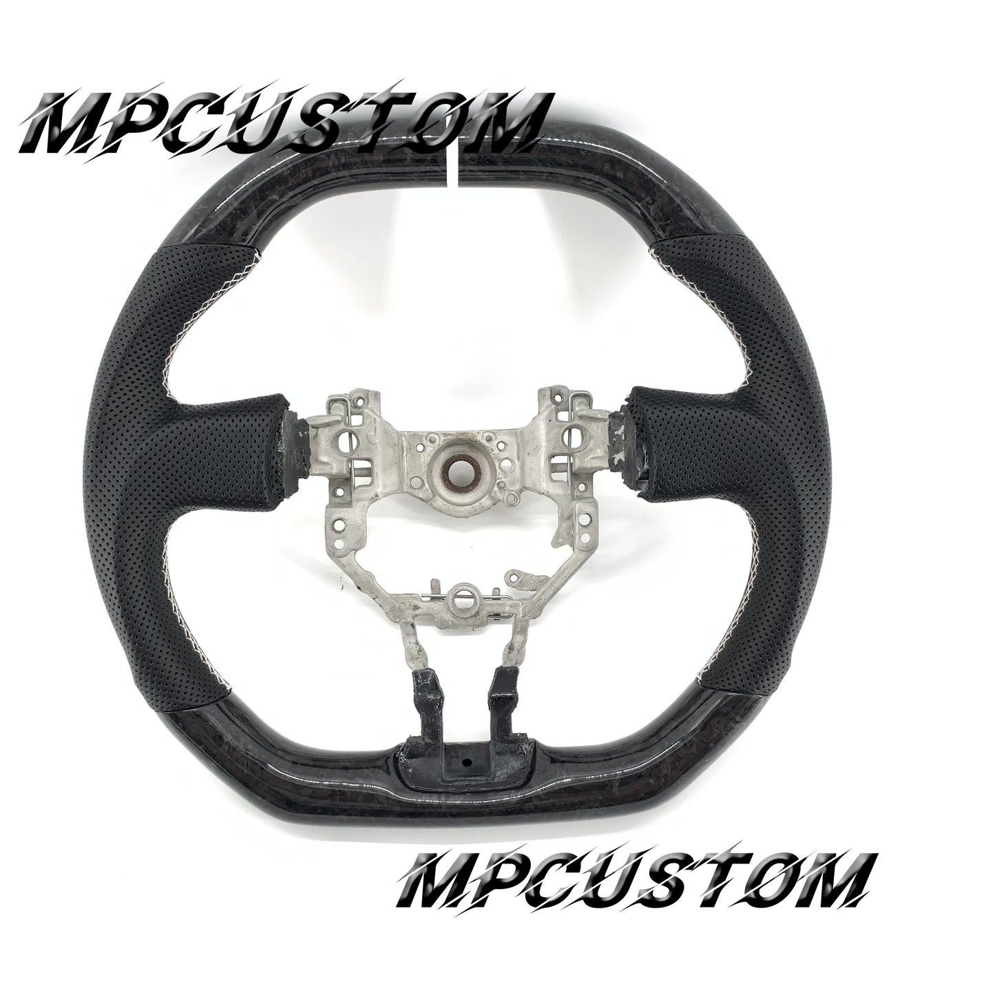 Mpcustom for Toyota 86 BRZ FRS 2013-2016 carbon fiber steering wheel flat top and flat bottom