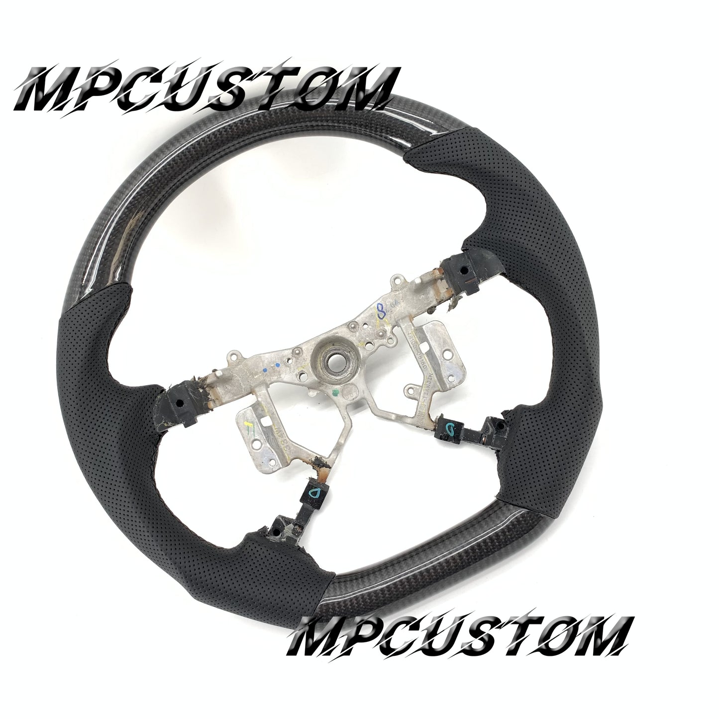 Mpcustom for Toyota Highlander 2007-2011 carbon fiber steering wheel round top