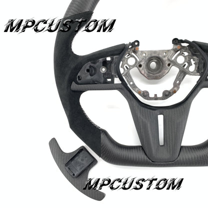 Mpcustom for Nissan GTR R35 2017+ carbon fiber steering wheel matte