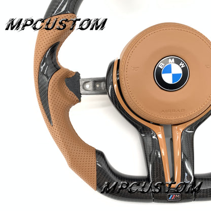 Mpcustom for BMW 4 series F32/F33/F36 carbon fiber steering wheel brown