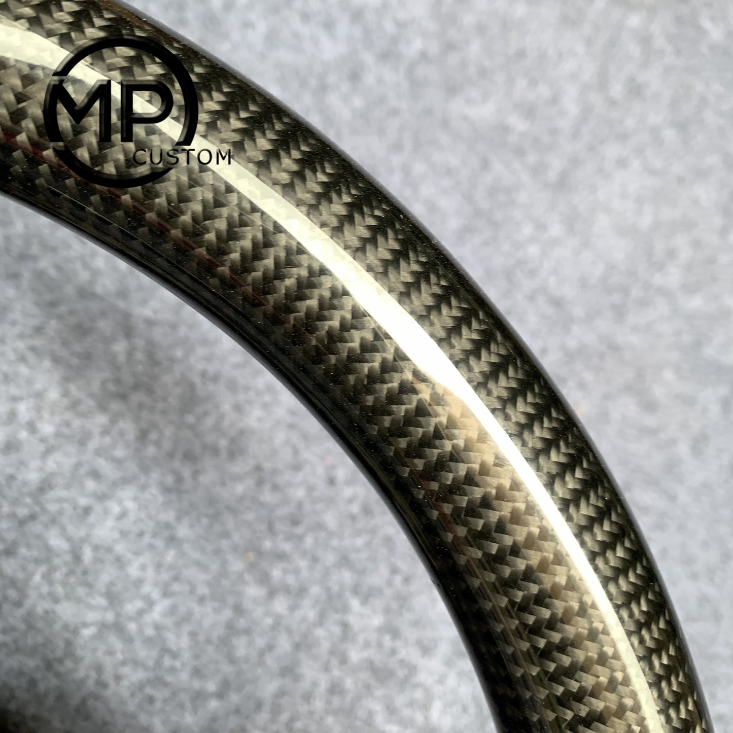 MPCUSTOM Fit For Honda 8th gen Accord/CP1 CP2 CP3/Pilot 2009-2015/Odyssey 2011-2017 carbon fiber steering wheel blue perforatara leather