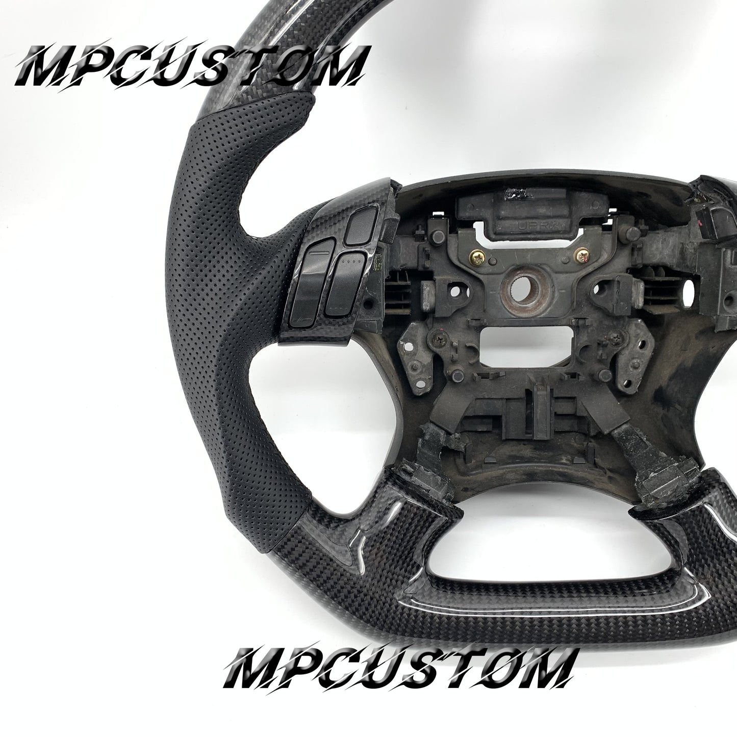 Mpcustom for Honda 7th gen Accord 2003-2007 carbon fiber steering wheel flat bottom