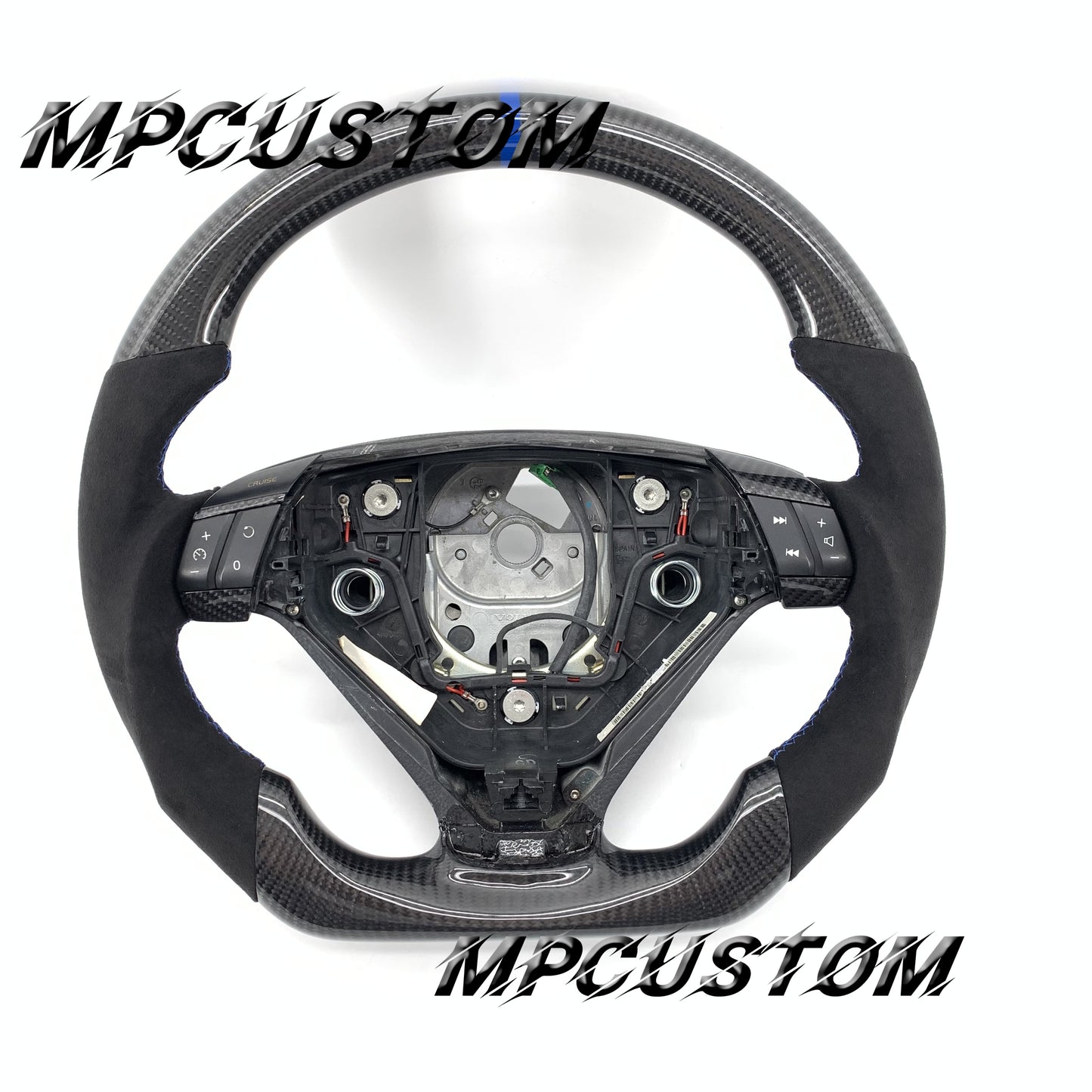 Mpcustom for Volvo S60 2005-2009 carbon fiber steering wheel round top