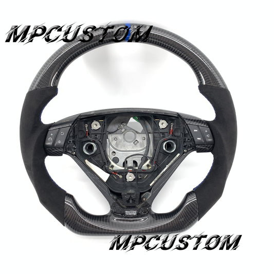 Mpcustom for Volvo S60 2005-2009 carbon fiber steering wheel round top