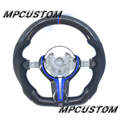 Mpcustom for BMW 2 series F22/F23/F44/F45 carbon fiber steering wheel blue trim