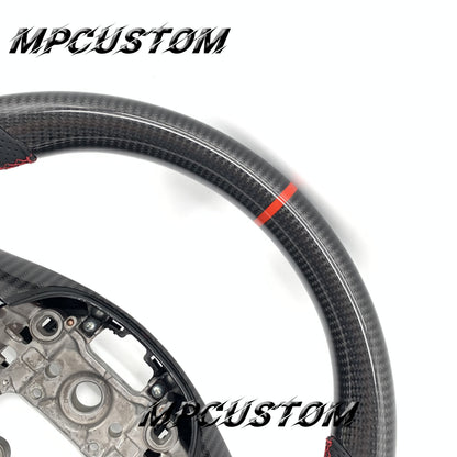 Mpcustom for KIA K5 2021+ carbon fiber steering wheel round top