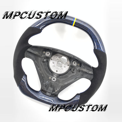 Mpcustom for Volvo S60 2005-2009 carbon fiber steering wheel flat top