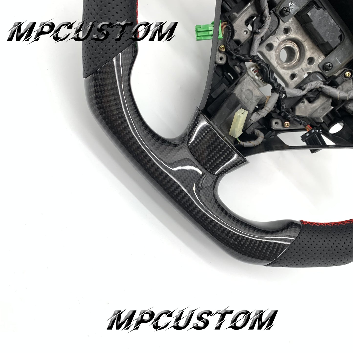 Mpcustom for Honda 7th gen Accord coupe 2003-2007 carbon fiber steering wheel round top