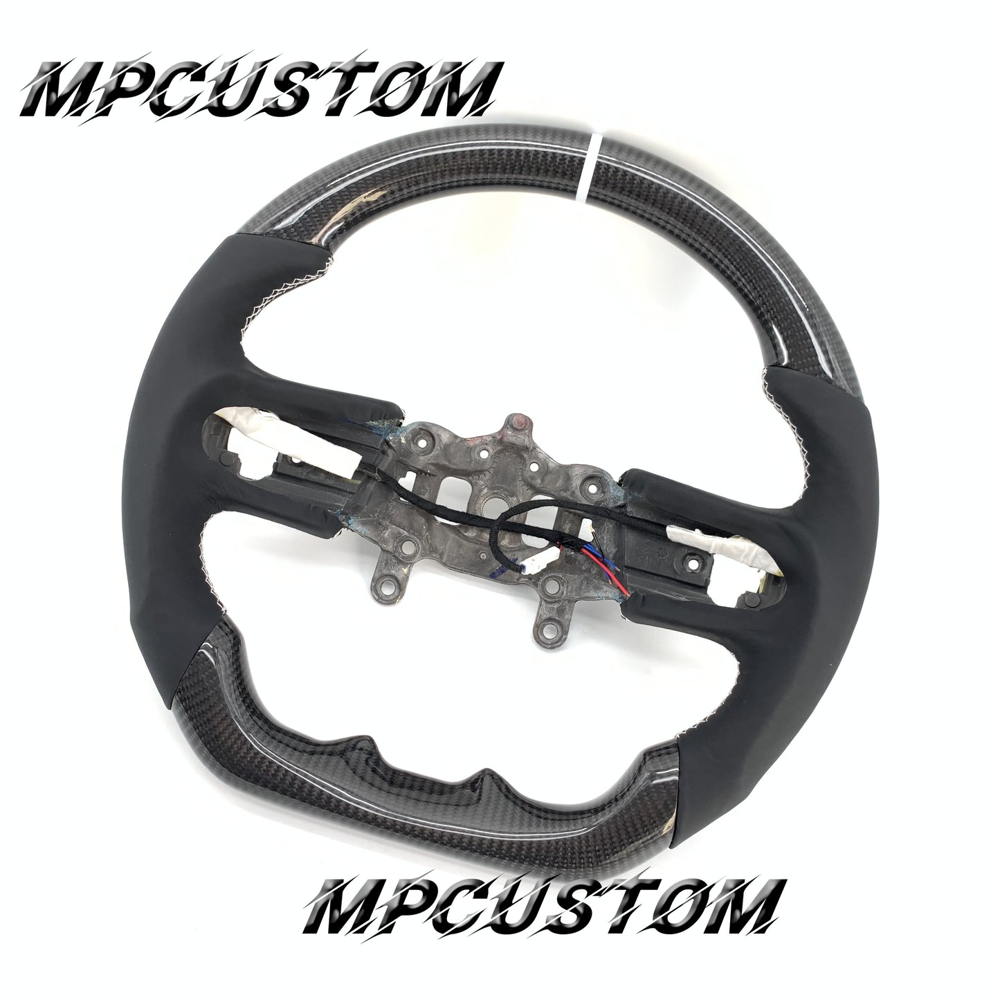Mpcustom for Jeep Wrangler JL 2018+ carbon fiber steering wheel gloss