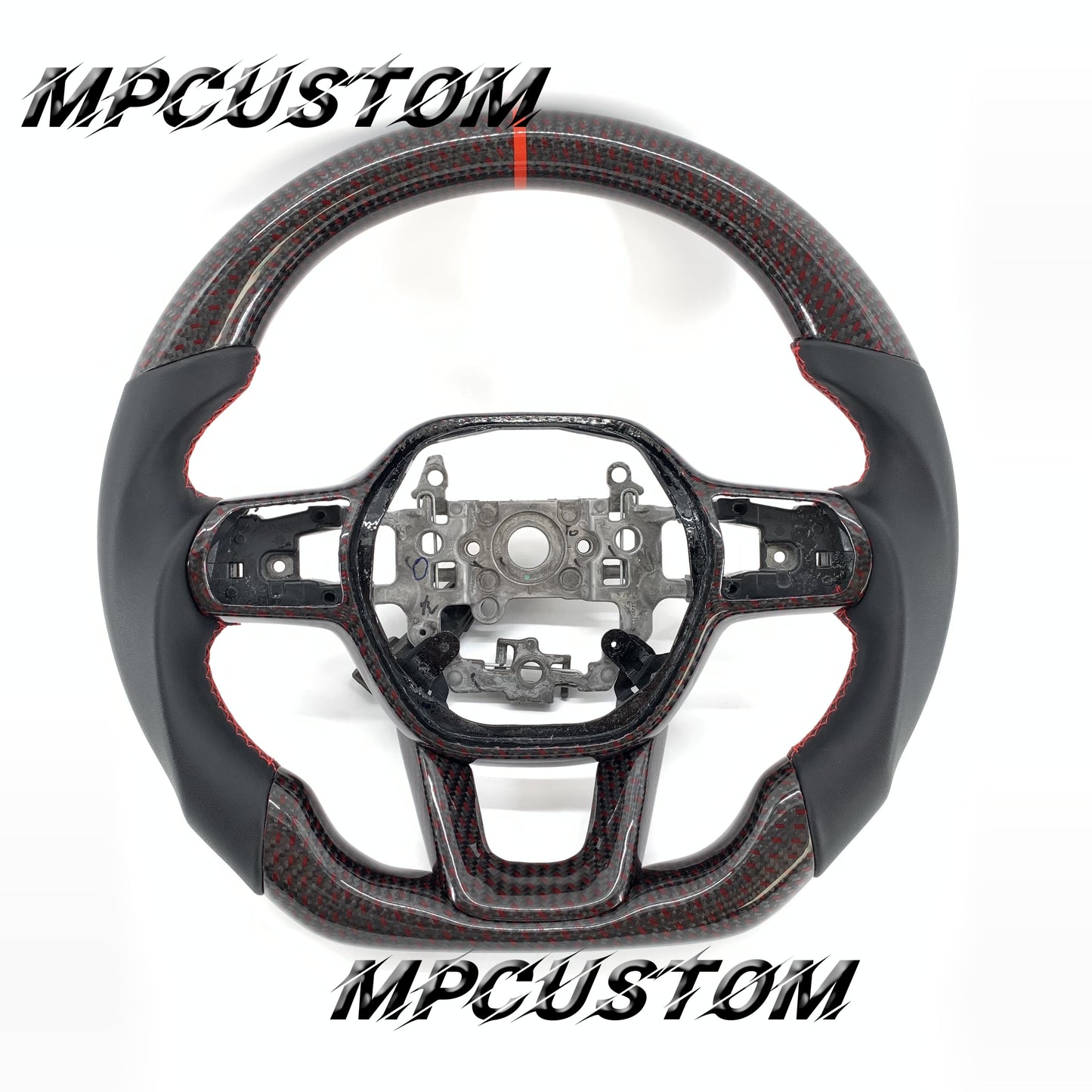 Mpcustom for Honda 11th gen Civic carbon fiber steering wheel smooth