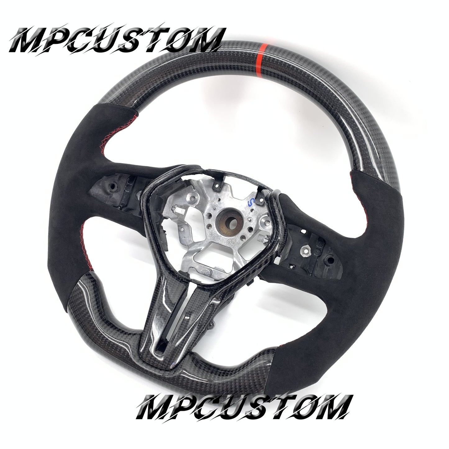 Mpcustom for Infiniti Q60 2016-2018 carbon fiber steering wheel round top