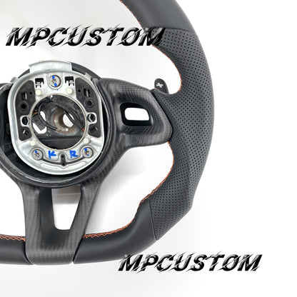 Mpcustom for McLaren 650S 2015-2017 carbon fiber steering wheel round top