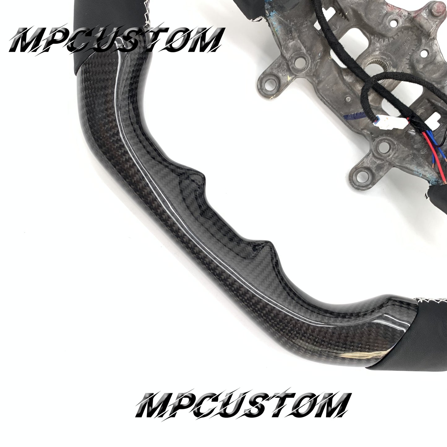 Mpcustom for Jeep Wrangler JL 2018+ carbon fiber steering wheel gloss