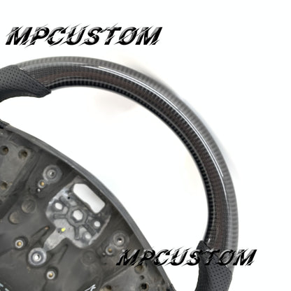 Mpcustom for Volvo S80 2007-2008 carbon fiber steering wheel gloss