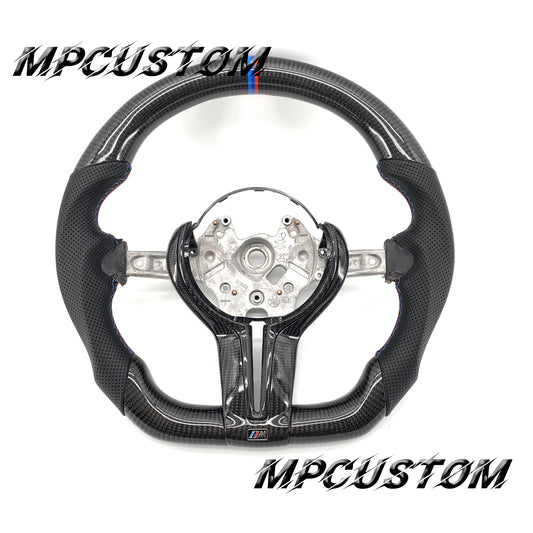 Mpcustom for BMW 6 series F06/F13/F12 carbon fiber steering wheel gloss carbon fiber