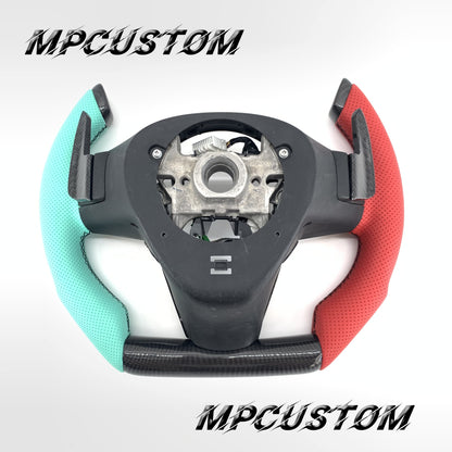 Mpcustom for Acura RDX 2019-2021 carbon fiber steering wheel black stitching