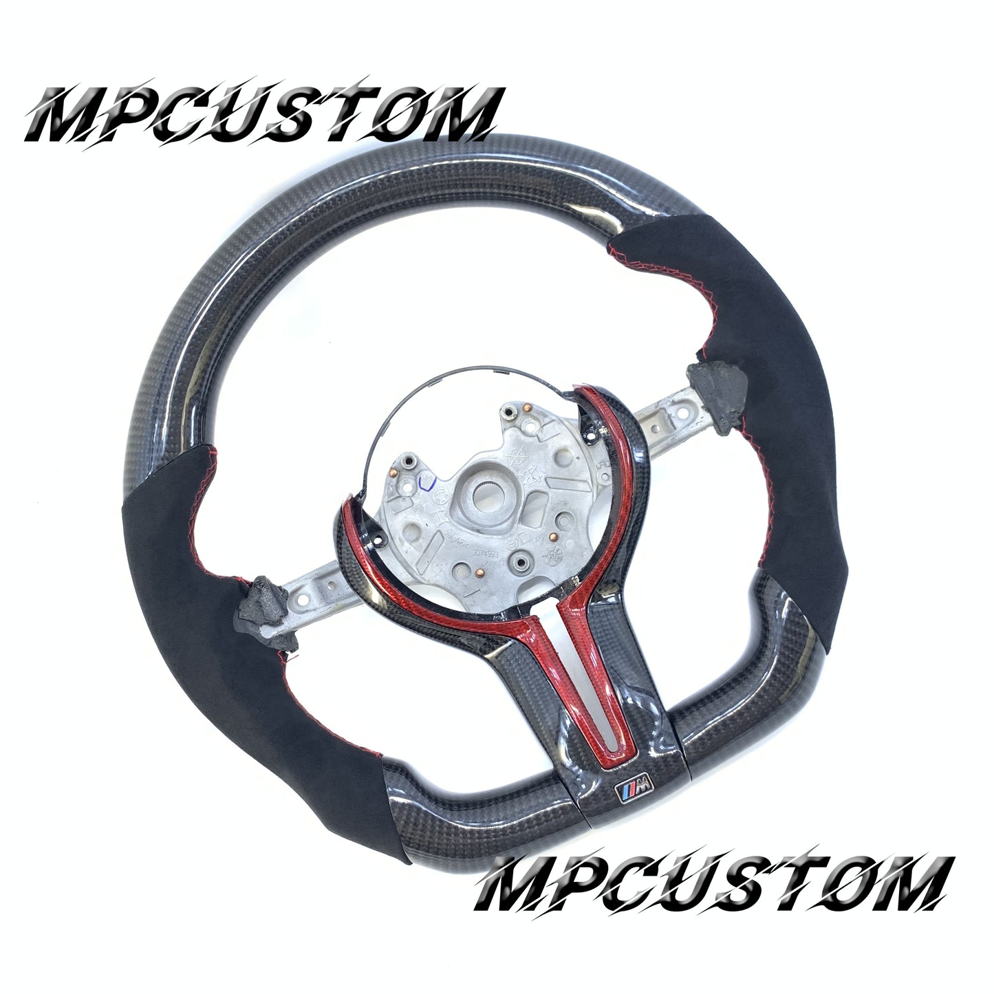 Mpcustom for BMW 2 series F22/F23/F44/F45 carbon fiber steering wheel red stitching