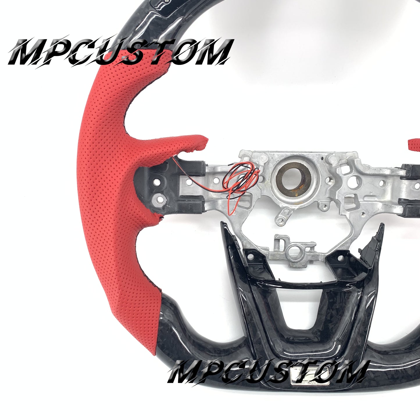 Mpcustom for Lexus NX350 2022 carbon fiber steering wheel gloss and led