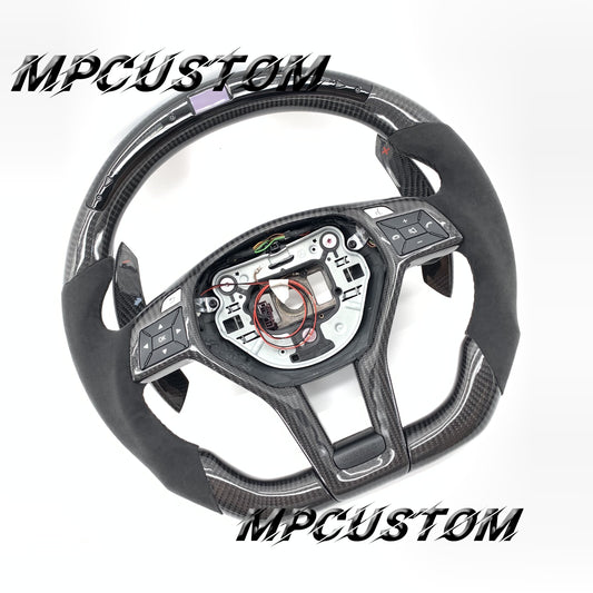 Mpcustom for Mercedes Benz c63 AMG carbon fiber steering wheel