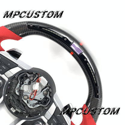 Mpcustom for Audi new R8 2016+ carbon fiber steering wheel
