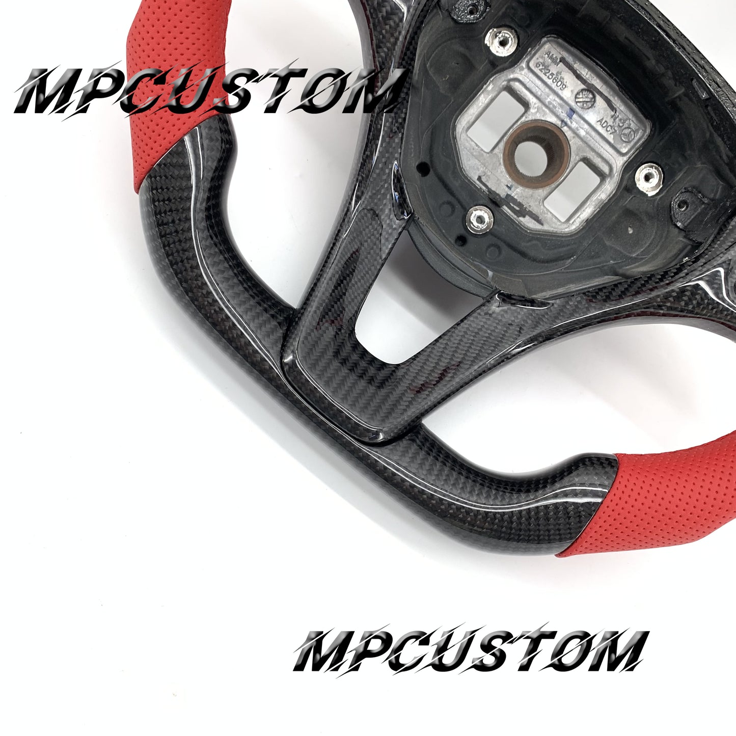 Mpcustom for Mercedes Benz c180 c300 carbon fiber steering wheel gloss
