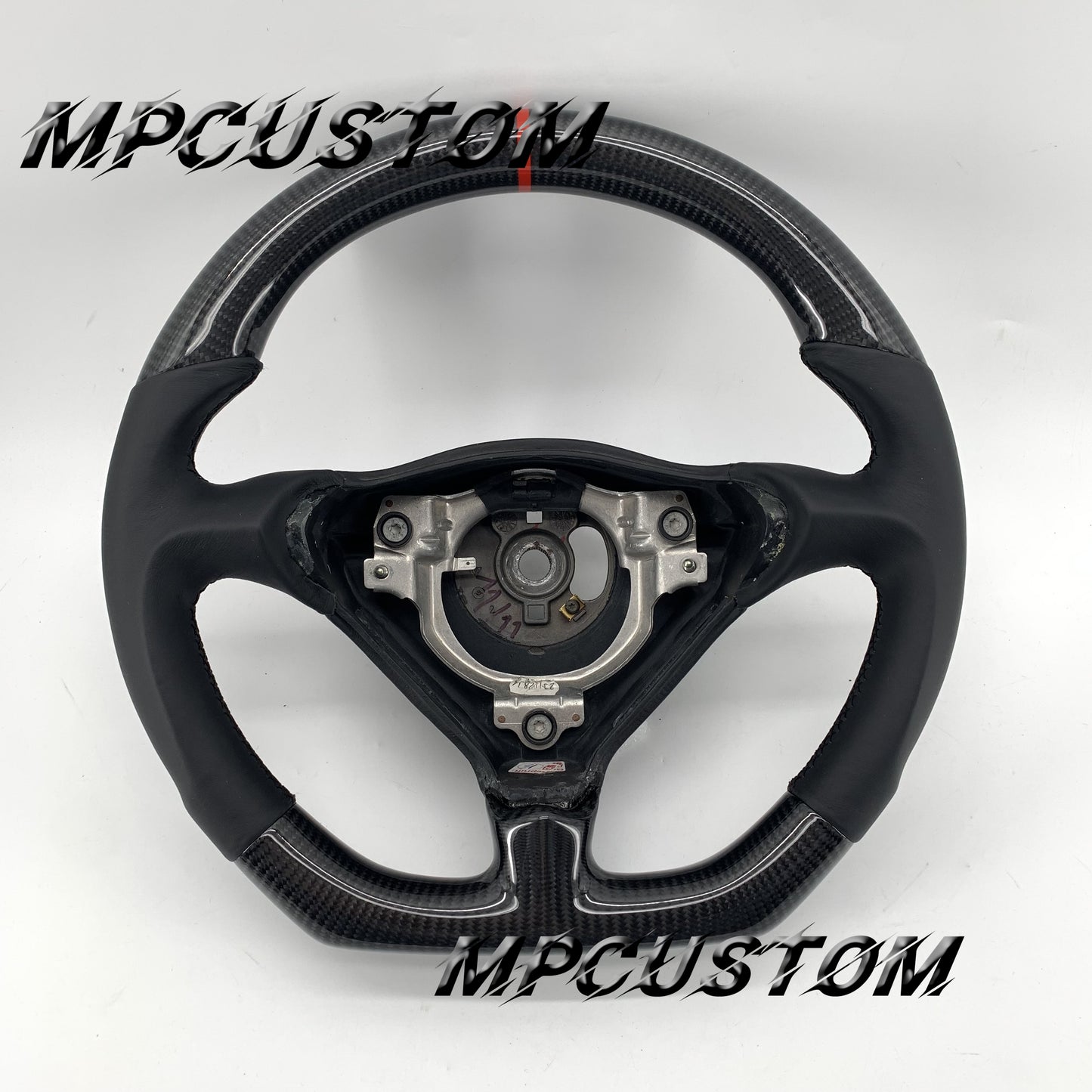 Mpcustom for Porsche 996 carbon fiber steering wheel round top