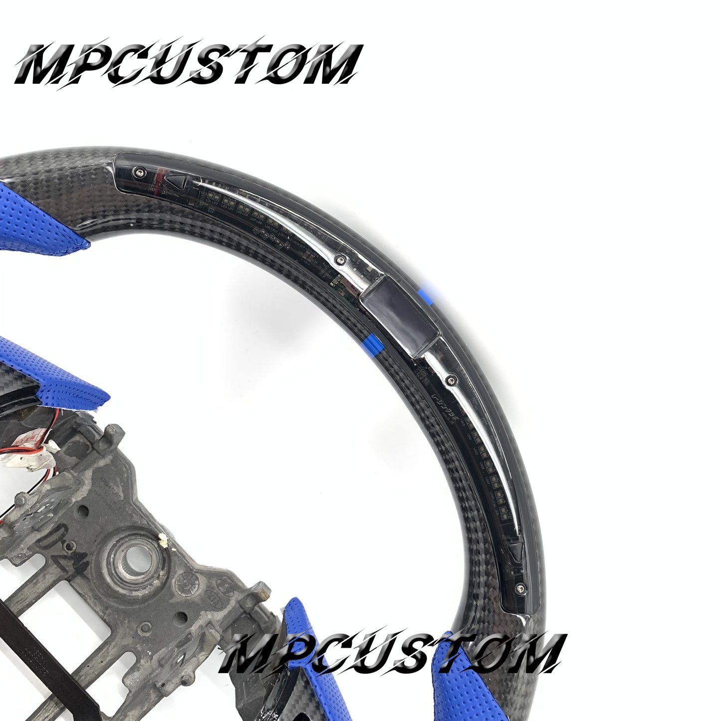 Mpcustom for  Hyundai Genesis Coupe 2013+ carbon fiber steering wheel round top