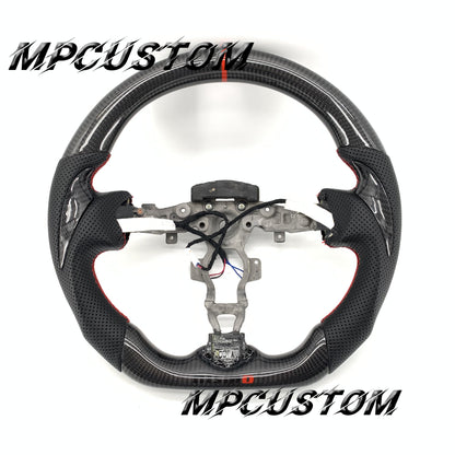 Mpcustom for Nissan 370z Juke z34 carbon fiber steering wheel gloss