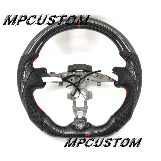 Mpcustom for Nissan 370z Juke z34 carbon fiber steering wheel gloss