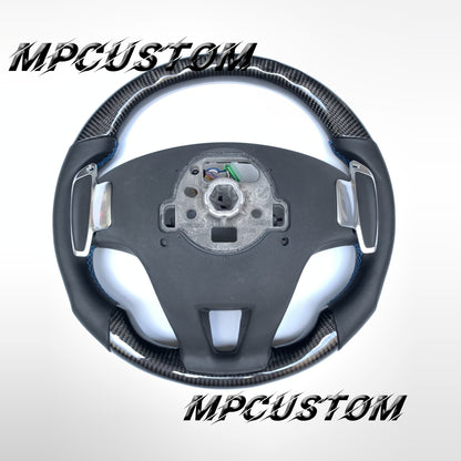 Mpcustom for Volvo v60R 2017 carbon fiber steering wheel round top